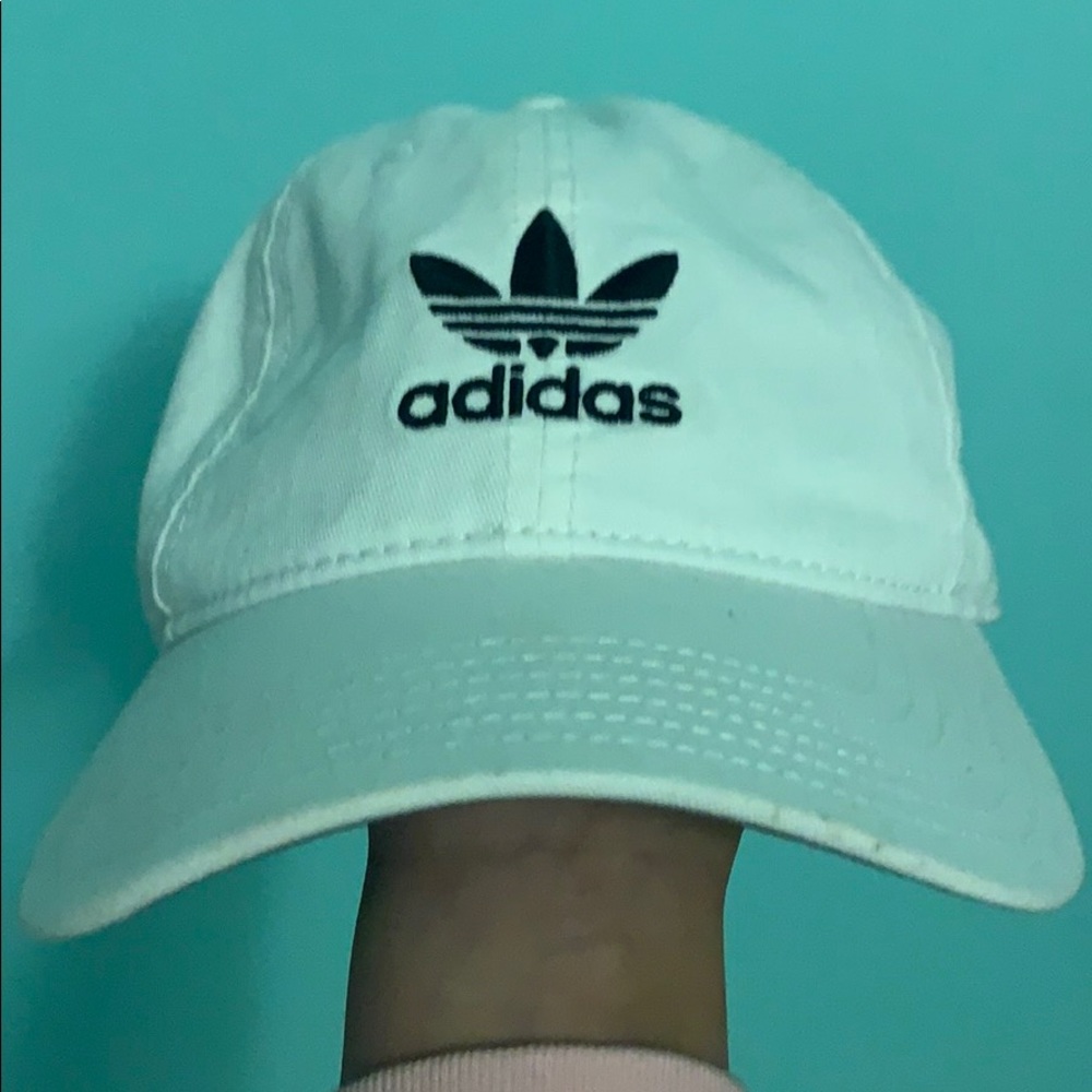 White adidas hat